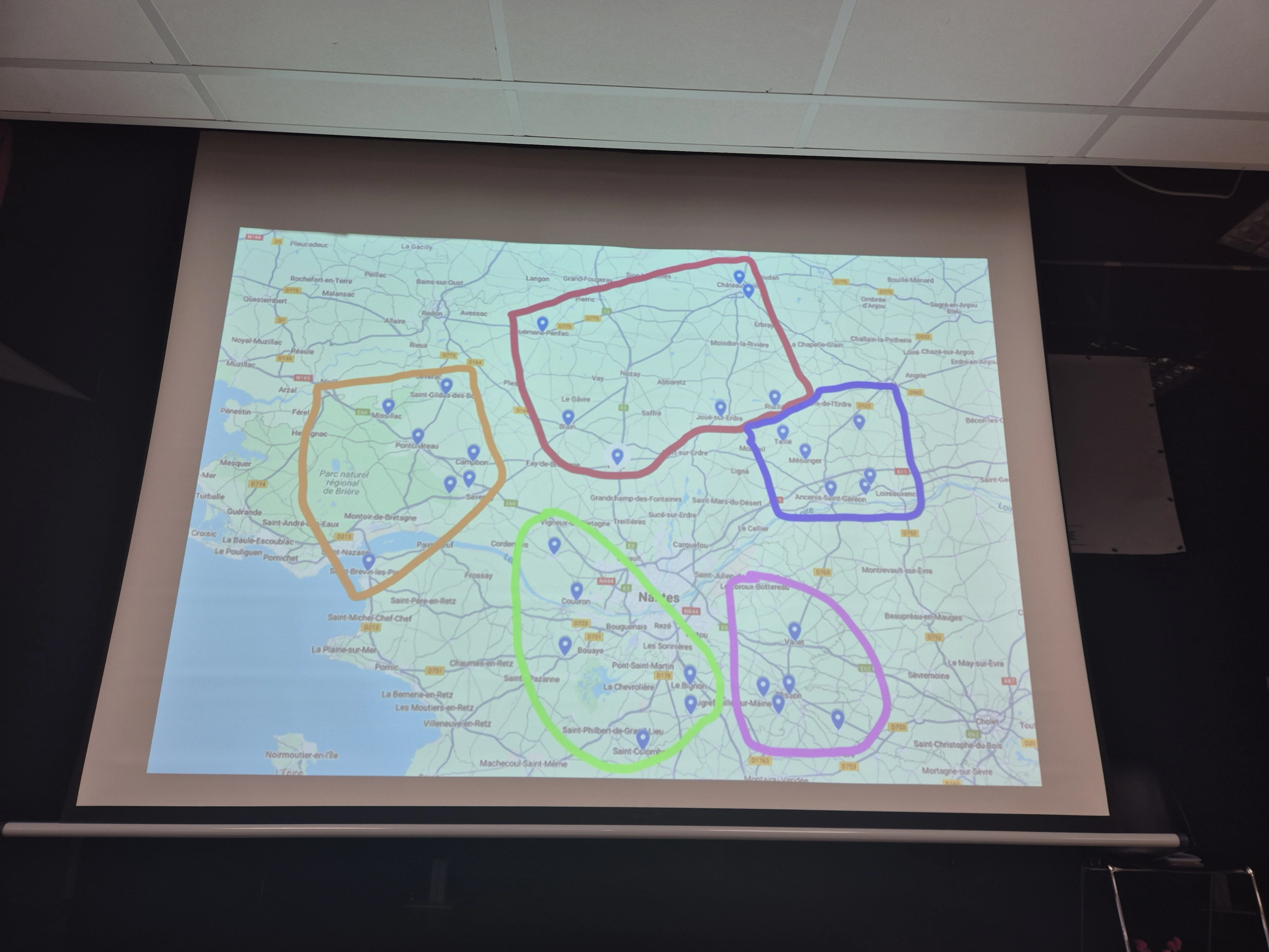 Zones géographiques
