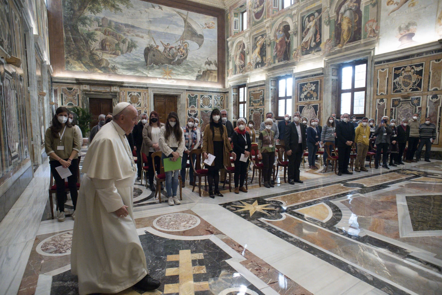 Rencontre avec le pape François