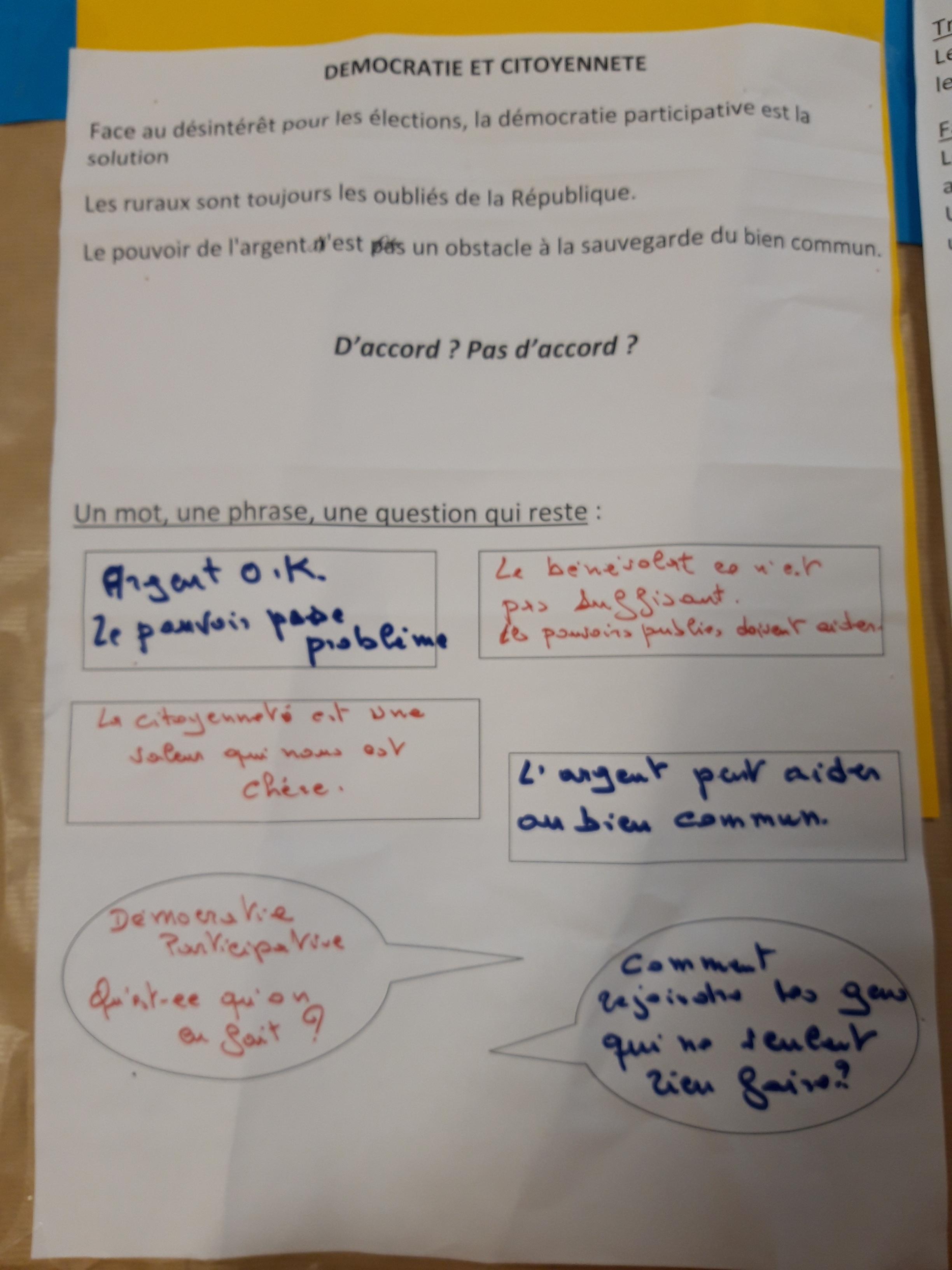 Atelier Démocratie